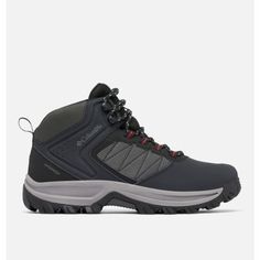 the north face men's hedgehog hiker mid waterproof boots in black / grey