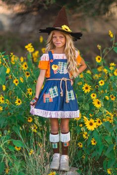 Scarecrow Costume - 5 Piece Set | Sparkle In Pink Scarecrow Makeup For Kids, Scarecrow Costume Kids, Girl Scarecrow Costume, Girls Scarecrow Costume, Creative Halloween Costumes For Kids, Kids Scarecrow Costume, Cute Scarecrow Costume, Scarecrow Halloween Costume, Diy Scarecrow Costume