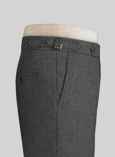 Celebrate in style at your next special event with our Gray Highland Tweed Trousers. Crafted from pure wool, the gray trousers are a truly luxurious choice to change your sartorial tradition. 
 
 Look Includes  Gray Tweed Fabric  Cross Pocket  Forward 2 Pleats  Side Tabs (No Loops)- Arrow Shape  Bottom Cuff (1.5")  Two Welted Back Pockets on Trousers   
 You can change the look during customization if required. 
 
 Lining: Viscose, Dry Clean. Elegant Tweed Pants For Business, Classic Tweed Business Pants, Tailored Tweed Pants For Formal Occasions, Elegant Gray Wool Bottoms, Formal Fitted Bottoms With Herringbone Pattern, Elegant Tweed Trousers, Elegant Fitted Tweed Bottoms, Elegant Fitted Bottoms With Herringbone Pattern, Formal Tweed Bottoms With Herringbone Pattern