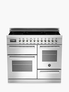 an oven with two burners and one door on the front is shown against a white background