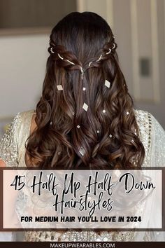 Half Up Half Down Hairstyles for Medium Hair