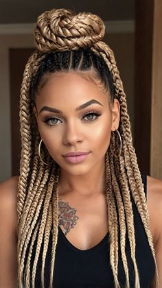 Half Braid Curly Hair Braid Curly Hair, Cornrows With Curls, Black Cornrows, Half Braid, Curly Hair Braids, Protective Hairstyle, Hair Braids, Thinning Hair, Hairstyles Black