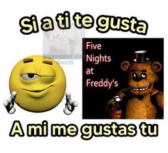 there is an image of a teddy bear and a smiley face with caption for five nights at frecky's