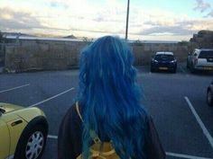 #blue #bluehair #hairinspo #miusayuna #tanrica Scene Hair, Hair Inspo Color, Grunge Hair, Girl Hair, Aesthetic Hair