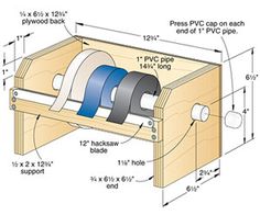 a diagram showing the parts of a toilet paper dispenser