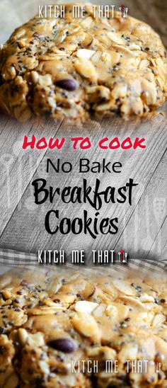 No Bake Breakfast Cookies Best No Bake Cookies, Blueberry Cake, Breakfast Cookies, Breakfast Bake, Quick Cooking, Unsweetened Cocoa, No Bake Cookies