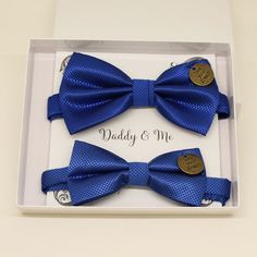 Royal blue Bow tie set for daddy and son, Live your dream, Daddy and me gift, Grandpa gift, Father son, Royal blue Toddler kids bow tie Classic blue, Color 2020, PANTONE 19-4052, Classic blue bow tie, #classicblue Adjustable Blue Ties For Father's Day, Dapper Blue Tie For Gift, Dapper Blue Tie Suitable For Gift, Dapper Blue Tie As Gift, Blue Standard Bow Tie For Father's Day, Blue Bow Tie For Father's Day, Blue Bow Tie As A Gift, Blue Tie For Father's Day Party, Blue Ties For Father's Day