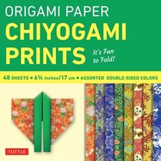 origami paper chiyogami prints it's fun to fold 8 sheets