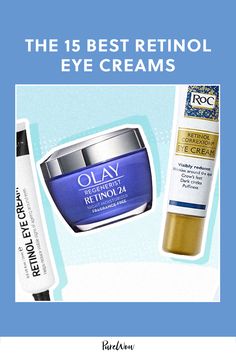 Here's a rundown of the 15 best retinol eye creams on the market, from drugstore MVPs to luxury splurges. These products are proven to fight fine lines and wrinkles—and some were even cherry picked by dermatologists. aging,antiaging,beauty,eyes,national Regular Skin Care Routine, Face Care Routine, Night Moisturizer, Best Skin Care Routine