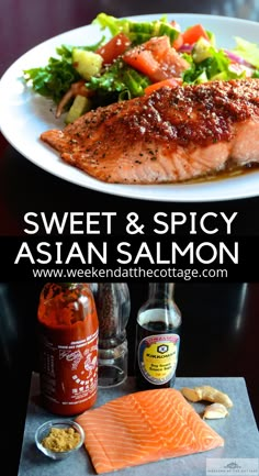 Asian Salmon Recipes, Salmon Recipe Pan, Asian Salmon, Japanese Desserts, Healthy Salmon Recipes, Easy Salmon Recipes