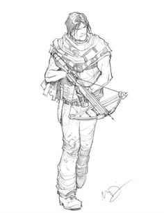 Daryl Dixon by Max-Dunbar Twd Zombies, Max Dunbar, Daryl Dixon, Norman Reedus, Comic Artist, Big Bang, This Guy, Art Sketchbook, Walking Dead