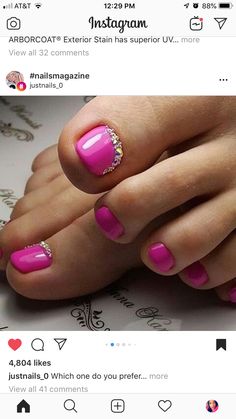 Shellac Pedicure Toenails, Gel Nails Designs, Pedicure Toenails, Toe Nail Design, Shellac Pedicure, Summer Time Nails, Time Nails, Unghie Sfumate, Unghie Nail Art