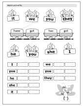 worksheet with words and pictures on it