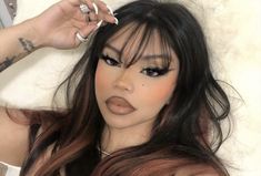 Hot Makeup Ideas, Different Styles Of Makeup, Ethereal Makeup Looks Black Women, Instagram Baddie Makeup Looks, Alt Baddie Makeup, Makeup Look Y2k, Y2k Make Up, Bratz Makeup Look, Club Makeup Looks