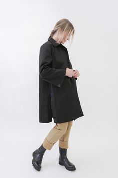 BEST-SELLING WATERPROOF Renewed take on the classic trench. The Travel Trench is a water-repellant packable elegant style for everyday, every-weather wear. Made in soft, water-repellent fabric, enjoy the gorgeous meticulous fit, yet easy-wear, unadorned nature of this collared and flattering a-line design. Find your perfect fit with the size guide below. Features a turn-up classic collar, fold-over cuff for a fitted sleeve option, pockets, lining, dramatic side vents, and a front button closure Classic Long Raincoat For Fall, Classic Solid Raincoat With Pockets, Classic Fall Raincoat For Work, Classic Fall Workwear Raincoat, Gabardine Raincoat For Work In Fall, Long Business Raincoat For Fall, Classic Long Gabardine Raincoat, Fall Workwear Gabardine Raincoat, Gabardine Workwear Raincoat For Fall