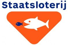 the logo for staatsloterij with a fish in front of it