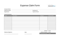 an invoice form with the words express claim form