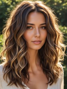 #HairStyles#HairInspiration#HairGoals#HairTrends#HairFashion#HairIdeas#HairTransformations#HairArt#HairLove#HairInspo#HairMagic#HairDesign#HairCare#HairJourney#HairMakeover#HairTips#HairColor#Hairstylist#HairCut#HairDo#HairBraids#airUpdo#CurlyHair#StraightHair#ShortHair#LongHair#NaturalHair#WeddingHair#BridalHair#HairFashion Collarbone Length Haircuts With Layers, Summer Highlights For Brown Hair Medium Lengths Layered Haircuts, Hair Colors For Dark Hair, Hair 2025, Dark Brunette Hair, Color Highlights, Brunette Balayage Hair, Hair 2024, Brown Hair Balayage