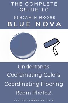 the complete guide to benjam'n more blue nova undertones coordinating colors