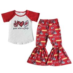 2-3 week TAT Fall Cotton Sets With Short Sleeves, Cute Red Sets With Letter Print, Cute Red Sets For Spring, Red Casual Playtime Sets, Cute Red Sets For Fall, Red Playtime Sets For Fall, Playful Red Fitted Sets, Playful Red Fitted Set, Playful Fitted Red Sets