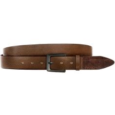 With a unique, alligator-patterned tip, our Exotica belt can make any outfit fierce. • Brown belt with alligator pattern Tip• 1.25" (3.5 cm)• 100% cowhide premium leather, made in Spain.• Bushwick nickel free buckle Brown Hair Tips, Hatch Print, City Woman, Brown Leather Belt, Brown Belt, Brown Silver, Brown Shoe, Leather Design, Belt Size