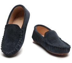 PRICES MAY VARY. 【Classic Style】: Fashion kids' loafers have a suede leather upper with round toe and exquisite topstitching, adding style while offering comfort, perfect for both dress up and casual occasions or uniform shoes 【Convenient Loafers】: Feature traditional loafer styling with A laceless design makes it easy for children to take on and off and a leather lining that provides comfort and support for your feet 【Comfortable Dress Shoes】: Soft fabric lining, this pair of kids' loafer shoes Loafer Styling, Boat Dress, Girls Loafers, Uniform Shoes, Boys Loafers, Kids Loafers, Comfortable Dress Shoes, Shoes For School, Flats Boat