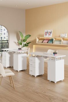 This manicure table can make your work easier with its 8 smooth wheels and a practical built in dust collector. It is capable of moving around in any direction easily and has 3 drawers and 1 cabinet for storing different sizes of nail polishes as well as equipment. Client comfort is prioritized with the removable wrist cushion.The nail table station comes with a leather wrist pillow, providing ergonomic support for your clients during their manicure sessions. Additionally, the built-in dust collector at the center of the top plank ensures a clean and debris-free workspace. This feature not only saves valuable time by quickly removing nail debris but also reduces fatigue from manual cleaning, allowing you to focus on delivering top-notch services. Nails Desk, Nail Desk, Nail Table, Makeup Desk, Manicure Table, Desk Dresser, Bed Throw Blanket, Bedding Essentials, Dust Collector