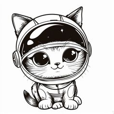 Cute Kitten Coloring Pages: Perfect for Kids Cute Kitten Coloring Pages, Kitten Coloring Pages, Cute Kitten, Science Lessons, Kids Ideas, Cool Stickers, Fun For Kids, Coloring Book Pages, Coloring Sheets