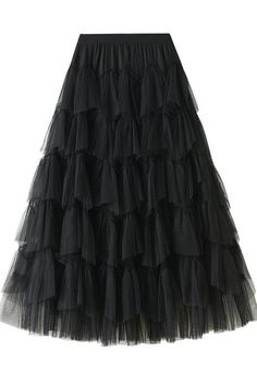 Tiered chiffon midi skirtMade In: China Chiffon Midi Skirt, Leopard Print Swimsuit, Gauze Skirts, Cake Skirt, Umbrella Skirt, Flowing Skirt, Black Midi Skirt, Dress For Short Women, Pleated Midi Skirt