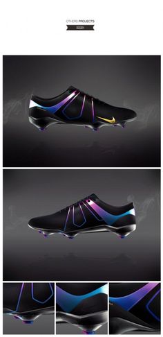 the nike shoe is designed to look like it's coming out of space