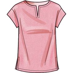 a women's pink top with short sleeves