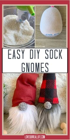 easy diy sock gnomes for kids to make