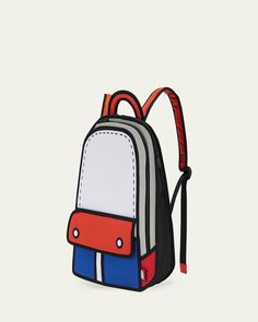 VICI "Adventure" colorblock backpack. Flat top handle.  Adjustable shoulder straps.  Zip around top closure.  Front flap compartment.  Recommended for ages: 3 years and up.  Polyester. Imported. Back To School Color Block Standard Backpack, Multicolor Color Block Backpack, School Backpack With Color Block Design, Travel Backpack With Color Block, Color Block Backpack For Daily Use, Color Block Standard Backpack For Daily Use, Colorblock Backpack, Jump From Paper, Adventure Backpack