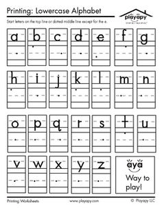 printable alphabet worksheet for kids to practice letter recognition and spelling with pictures