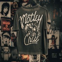 OTHER X MOTLEY CRUE We've teamed up with the bad boys of Rock N Roll, Motley Crue to delve deep into the archives to bring you a collection of painstakingly recreated vintage tees & tanks.   Every tee has been individually treated to create a unique and original product. All hand washed, printed, distressed, aged, beaten, blasted and burned at our UK studio using our signature blend of authentic vintage plastisol inks.  Please Note: Due to the extensive washing process we've developed for our vintage programme, the product is designed to add character and to create an authentic vintage T-shirt that is 10-20 years old and therefore may wear out much faster.  Every design is individually hand printed & distressed so tees may vary from the image. MATERIAL 100% Cotton  DETAILS: Hand printed in Western Shopping, Vintage Rock Tees, Vintage Band T Shirts, Rock Band Posters, Vintage Band Tees, Motley Crue, Mötley Crüe, Vintage Band, Rock N