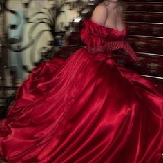 Red Graduation Dress, Scarlett Dragna, Holiday Party Dresses Christmas, Prom Dress Red, Red Princess, A Line Prom Dress, Royalty Aesthetic, Dress Aesthetic, A Line Prom Dresses