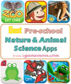 the best preschool nature and animal science apps