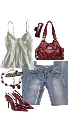 2000s Coquette, Girly Fits, 2000s Outfits, Really Cute Outfits, Teen Fashion Outfits, Cute Casual Outfits, Outfits For Teens