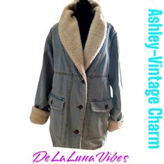 Nwt Snuggle Soft Denim Jacket By Ashley Vintage Charm In Sz Medium Great For Cool Nights By The Fire, Fall Or Winter. Brand New With Tags. Winter Outerwear In Light Wash With Relaxed Fit, Winter Light Wash Relaxed Fit Denim Jacket, Vintage Winter Denim Outerwear, Vintage Denim Outerwear For Winter, Trendy Light Wash Winter Outerwear, Vintage Winter Outerwear In Medium Wash, Winter Light Wash Denim Jacket, Light Wash Denim Jacket For Winter, Vintage Winter Denim Jacket Relaxed Fit