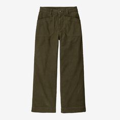 Designed for daily comfort, these straight-leg, high-rise pants have a touch of stretch and are made from 99% Cotton in Conversion, which supports farmers on the path to organic certification. Made in a Fair Trade Certified™ factory. Cords Pants, Kids Trend, High Rise Pants, Athletic Apparel, Women Pants Casual, Patagonia Womens, Corduroy Pants, Tight Leggings, Playsuit Jumpsuit