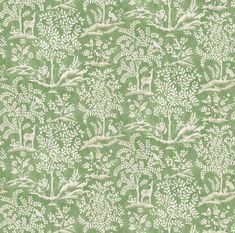 Sample Montsoreau Foret Emerald Fabric Nina Campbell Wallpaper, Enchanted Woodland, Nina Campbell, Animals And Birds, Woodland Scene, Historical Novels, Wallpaper Direct, Pierre Frey, Burke Decor