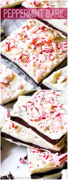 peppermint bark is an easy and delicious treat for the holiday season