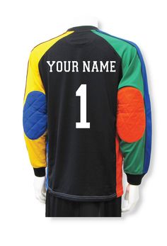 *What a unique gift for the soccer goalie in your life, even if it's you! *We'll customize our exclusive Code Four Athletics brand soccer keeper jersey with the name and number of your choice on the back. Limit of 8-10 characters for name (depending on jersey size), number can be 1 or 2 digits. * In some instances we may be able to exceed the character limit, but a surcharge may apply. * Note: Name and number shown are for example only. Input your own name and number in the personalization secti Soccer Keeper, Goalkeeper Jersey, Soccer Goalkeeper, Soccer Baby, Soccer Goalie, Soccer Uniforms, Usa Soccer, Discount Universe, Play Soccer