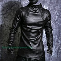 Mens Faux Leather Slim Fit Casual Long Sleeve Pullover Color:Black Size:M-3XL Material:Faux Leather       Payment 1. Payment must be made within 7 days of auction closing (Unpaid dispute will automatically open when item is not paid in 7 days). 2. PLEASE NOTE: SHIPPING&HANDING DOES NOT INCLUDE DUTIES, LOCATL TAXES OR ANY OTHER IMPORTATION FEES. 3. Please list your special requests (color, packages, value of declaration, etc.) in the EBAY NOTES SECTION when you make payment Shipping 1. We Ship to Punk Tops, Punk Men, Pu Leather Jacket, Black Motorcycle, Leather Shirt, Pullover Shirt, Pullover Men, Faux Leather Jackets, Leather Coat