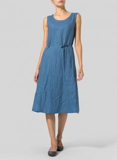 Linen A-Line Dress Miss Me Outfits, Vivid Linen, Halloween Costume Outfits, Linen Clothing, A New World, Autumn Outfit, Fall Fashion Outfits, Casual Fall Outfits, Linen Dresses