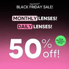 the black friday sale is up to 50 % off