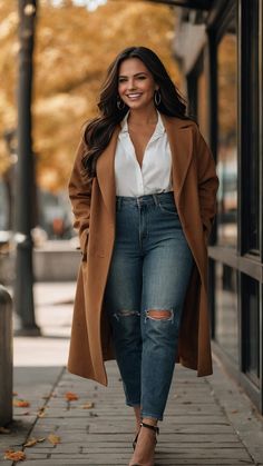 Curvy Women Outfits Casual Chic, Curvy Fall Fashion 2024, Mid Weight Women Outfit, Mid Size Chic Outfits, Plus Size Outfits 2024 Fall, Fall 2024 Outfits Casual, Fall Outfit Large Bust, Midsize Fall Date Night Outfit, Size 10 Winter Outfits