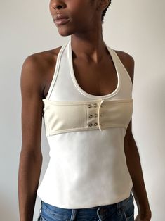 REN top - ivory Fitted Crop Top With Built-in Bra And Underbust Design, Fitted Beige Tops With Built-in Bra, White Top With Corset Back For Spring, Spring White Tops With Corset Back, White Tops With Corset Back For Spring, Chic White Corset With Built-in Bra, Spring Stretch Tops With Boned Bodice, Spring Tops With Stretch Boned Bodice, Spring Tops With Stretch And Boned Bodice