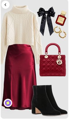 Christmas Season Outfits Casual, Cute Christmas Dinner Outfits, Christmas Outfit For Church, Formal Thanksgiving Outfit, Holiday Church Outfit, Christmas Outfits Church, Christmas Outfits For Women Parties, Thanksgiving Party Outfits, Classy Christmas Outfit For Women