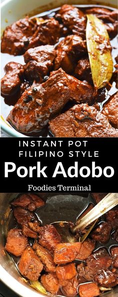 the instant pot recipe for pork adobo